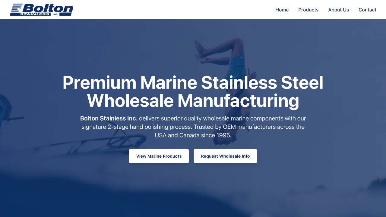 Bolton Stainless - Manufacturing Website Design Portfolio - TheBomb® Digital Marketing Services Across Canada Bolton Stainless - Professional Website Design Portfolio by TheBomb® Digital Marketing - Custom Web Development Services in Toronto, Vancouver, Calgary, Ottawa, Montreal, Kelowna, Canada