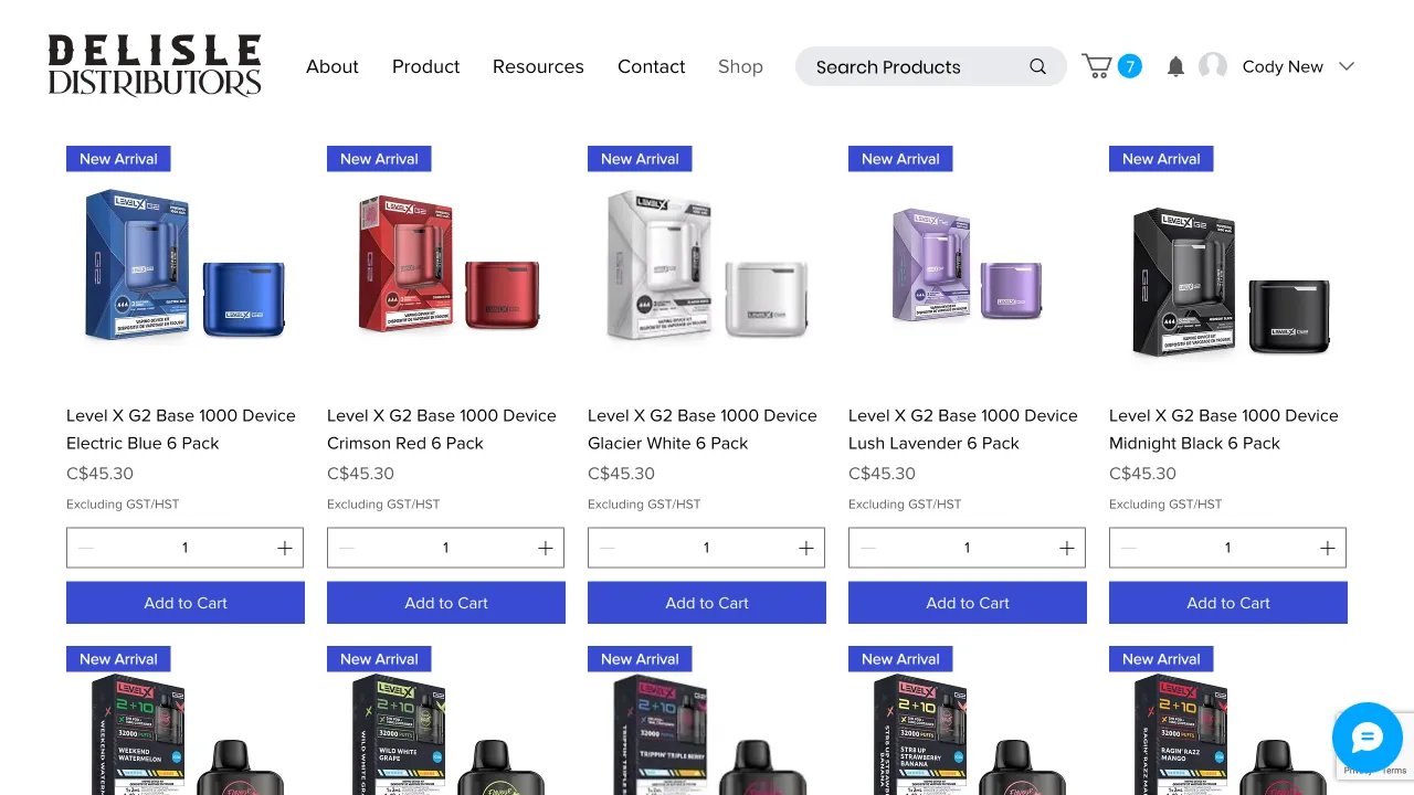 Delisle Distributors - Delisle Distributors Website Screenshot 2 - Professional Web Design Portfolio by TheBomb® Digital Marketing in Toronto, Vancouver, Calgary, Ottawa, Montreal, Kelowna, Canada