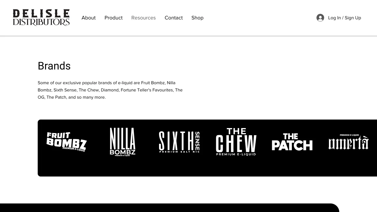 Delisle Distributors - Delisle Distributors Website Screenshot 3 - Professional Web Design Portfolio by TheBomb® Digital Marketing in Toronto, Vancouver, Calgary, Ottawa, Montreal, Kelowna, Canada