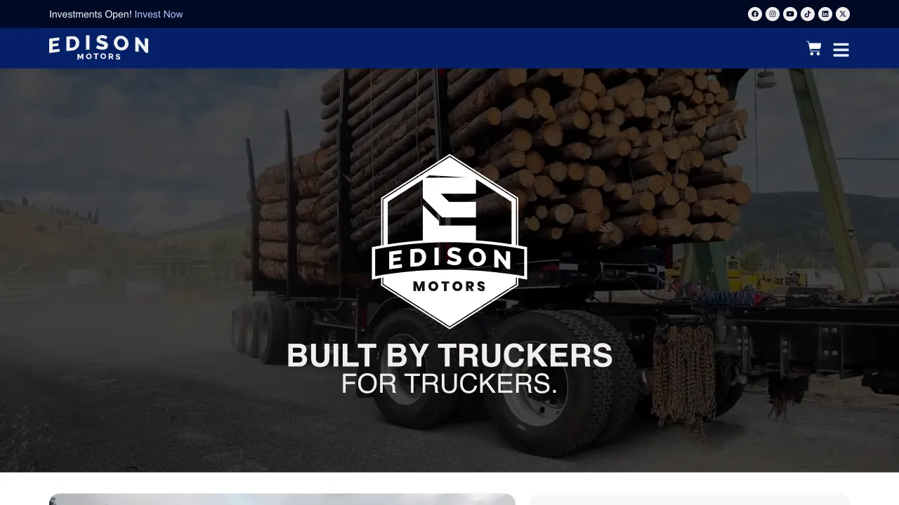 Edison Motors - Automotive Website Design Portfolio - TheBomb® Digital Marketing Services Across Canada Edison Motors - Professional Website Design Portfolio by TheBomb® Digital Marketing - Custom Web Development Services in Toronto, Vancouver, Calgary, Ottawa, Montreal, Kelowna, Canada