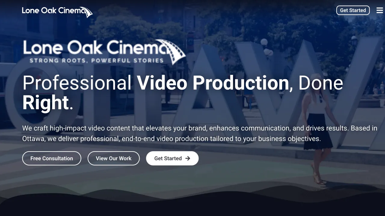 Lone Oak Cinema - Media & Production Website Design Portfolio - TheBomb® Digital Marketing Services Across Canada Lone Oak Cinema - Professional Website Design Portfolio by TheBomb® Digital Marketing - Custom Web Development Services in Toronto, Vancouver, Calgary, Ottawa, Montreal, Kelowna, Canada